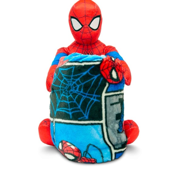 Spider Man Kids Hugger with silk touch thrown touch throw blanket 50 x 60 - Picture 7 of 7